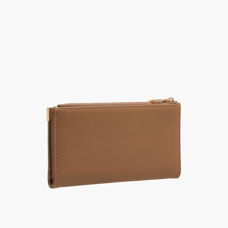 Sasha Bi-Fold Wallet in Brown for Women